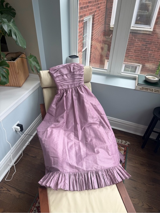 Victor Costa Dresses & Skirts - Victor Costa 70s Strapless Taffeta Evening Gown